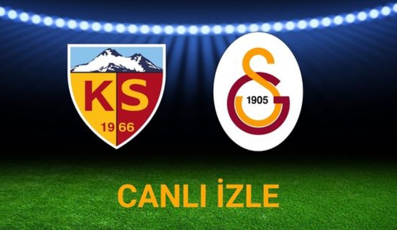 Kayserispor - Galatasaray canlı izle